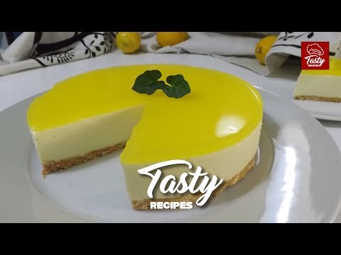 The Best Cold Lemon Cheesecake | recipe without oven