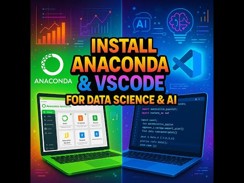 Install Anaconda & VSCode for Data Science, AI & Crypto Coding | Full Setup Guide (2025)