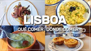 🍽️ qué y dónde comer en LISBOA 🇵🇹 #205