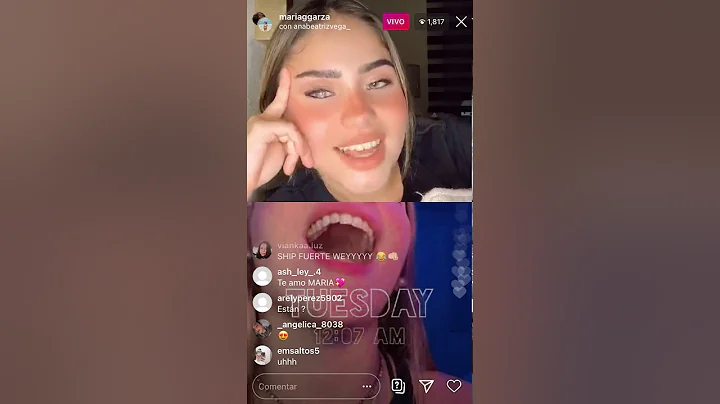 Primer live entre Maria Garza y Ana Vega