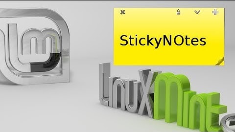 StickyNotes Indicator For Linux Mint (Ubuntu) : Manage your To-Do list and jot down thoughts
