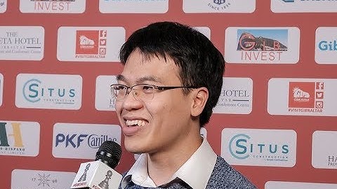 Round 8 Gibraltar Chess post-game interview with GM Liem Le Quang