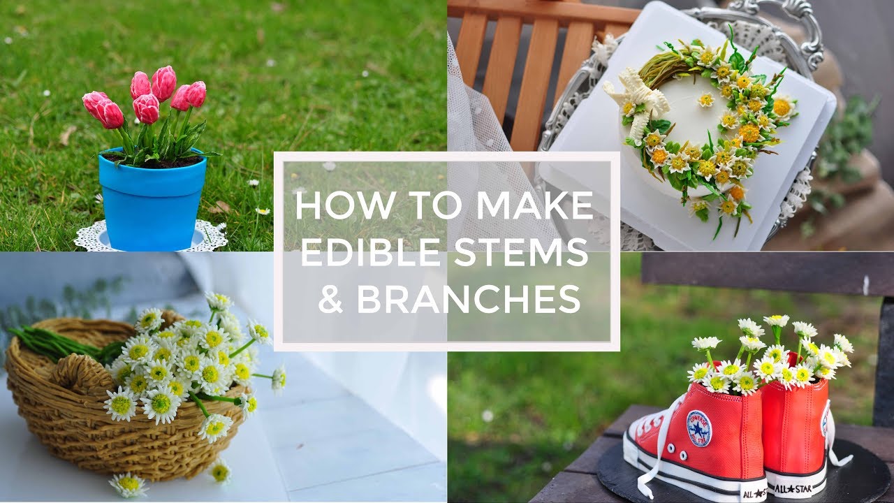 How To Make Edible Flower Stems