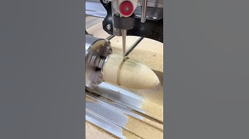 Round and Round the Vortex Goes…. #cnc #rotary #shorts