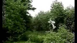 Model plane rc flight, catching the plane at end of flight