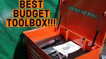 HARBOR FREIGHT US GENERAL 30 INCH 5 DRAWER CART UNBOXING AND ASSEMBLY!