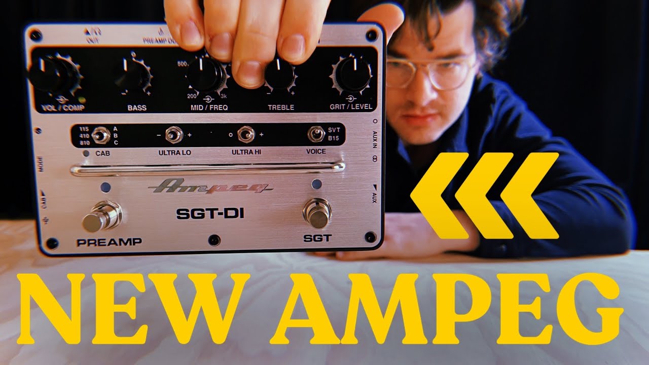 NEW Ampeg SGT-DI Bass Pedal: My Honest Opinion ⚡