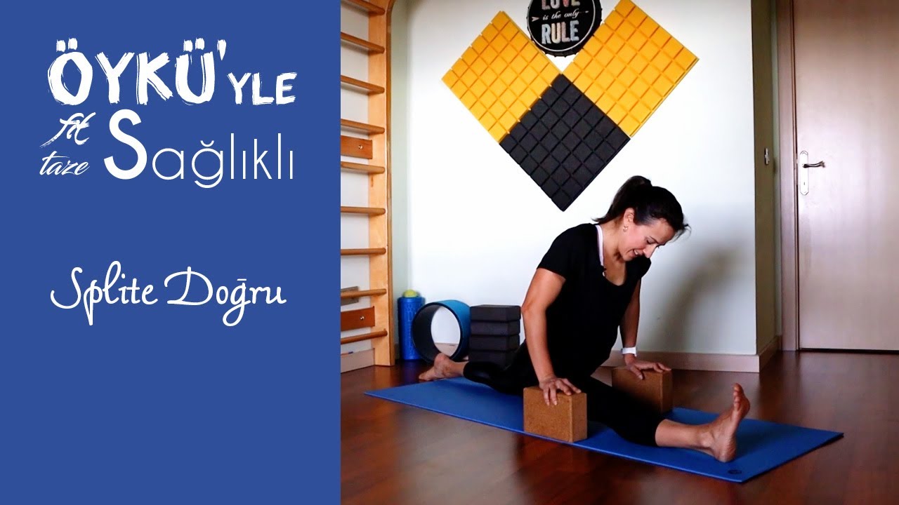 Splite doğru/ Bacak arkalarını ve kalça eklemini esnetmek için orta seviye yoga akışı