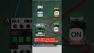 Bello The Maths Doctor/Electrical Technology( Energizing Contactor Coil By Control Circuit)#youtubes