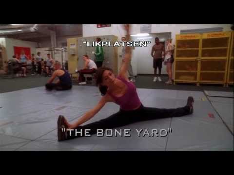 Sasha Alexander doing the splits (NCIS)