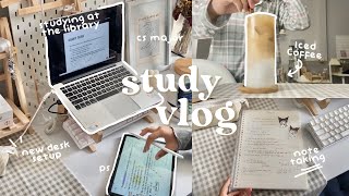 📚 Study Vlog, life as a Computer Science Student 🖥️ | Tests, Assignment Grind, & Productivity