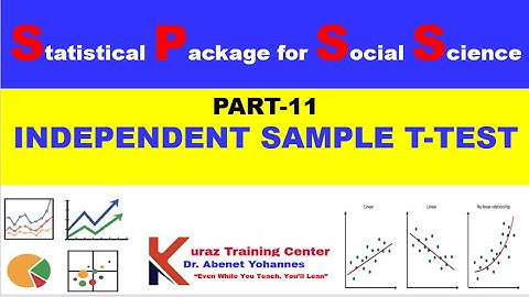 Independent Sample t Test Using SPSS IN AMHARIC-Part 11