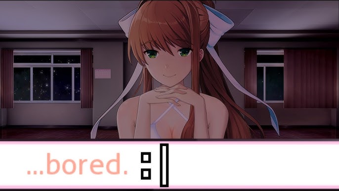 Telling Monika that I'm 10 Years Old