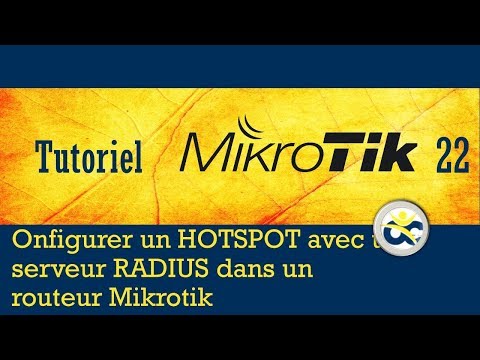 Mikrotik Tutorial 22 - Configuring a HOTSPOT with a RADIUS Server (2019)