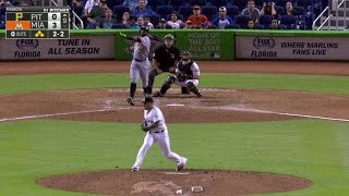 PIT@MIA: Polanco plates Joyce with sac fly to center