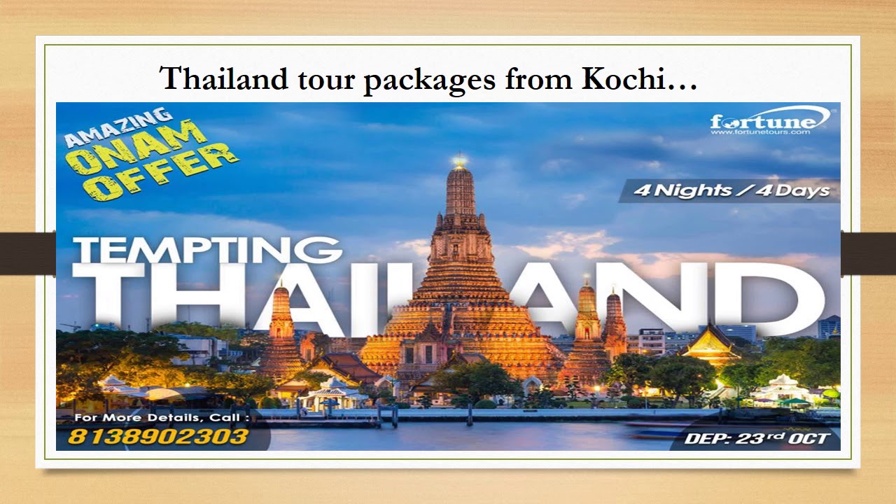 Thailand Tour Packages From Kochi Fortune Tours YouTube palawan-tour-packagesspur-travel-palawan
