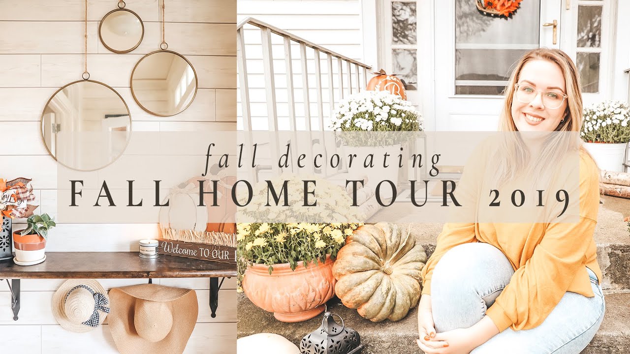 FALL HOME TOUR Fall Decorating 2019 Tour My Home For Autumn YouTube