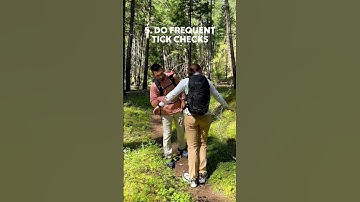 Tips for preventing ticks while hiking  #hiking #hikingtips #tickseason  #outdoors