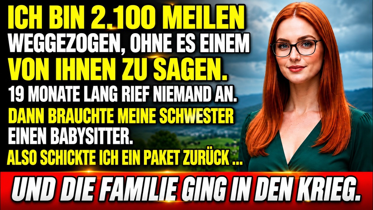 19 Monate lang rief niemand an. Nicht ein einziges Mal. Dann, an einem Wochenende, 47 Sprachnachrichten von meiner Mutter – nicht um zu fragen, wie es mir geht, sondern weil meine Schwester einen...