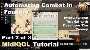 Module Tutorial: MidiQOL Part 2. Ultimate Combat Automation in Foundry VTT (dnd5e)