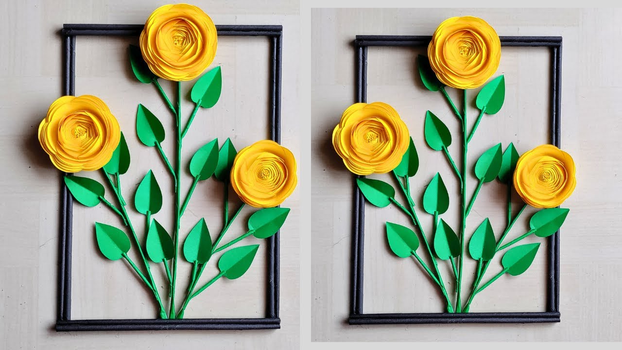 Easy and Quick Paper Craft Wall Hanging Paper Crafts for Home