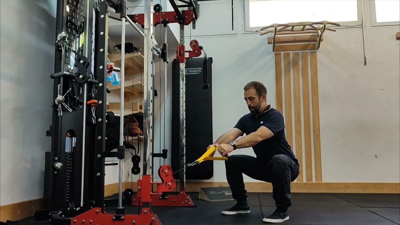 Polea: Sentadilla y tirón dual