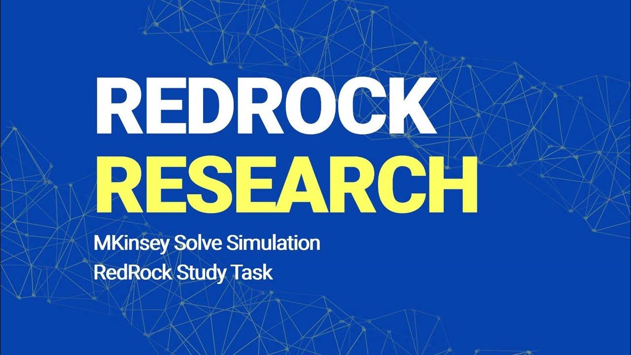 redrock case study mckinsey