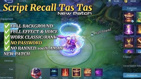 Script Recall Tas Tas Seal of Anvil No Password | Full Effect & voice | New Patch