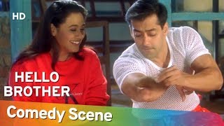 Hello Brother - Salman Khan - Rani Mukerji - Superhit Comedy Scene - #Shemaroo Comedy