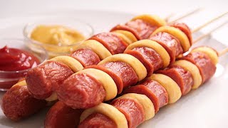 HOT DOG Tornado | Spiral SAUSAGES flags