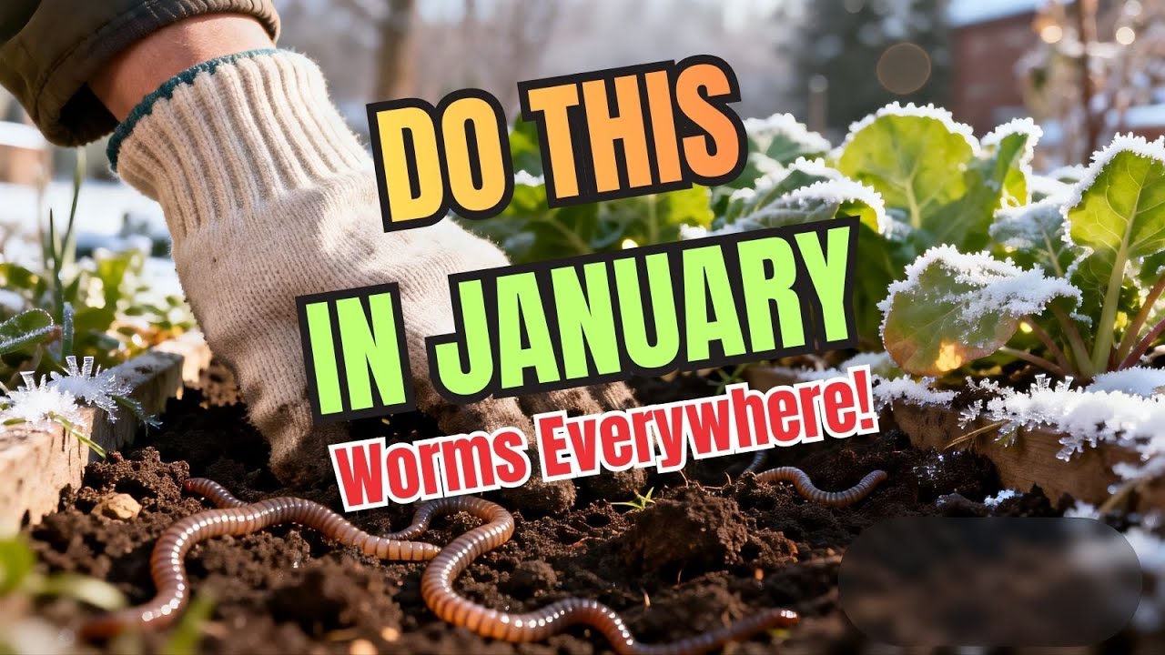 The January Soil Trick That Doubles Your Earthworm Population (Do This NOW!)