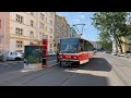 Общественный транспорт в Праге - прощание с легендой Tatra T6A5