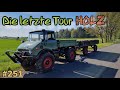 HOLZ - die LETZTE Tour 💥| Fragen über Fragen | Warum nur ein Anhänger ? Zahnstangenkipper ? #vlog251