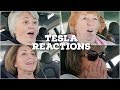 Cute Grandmas React To Tesla Model 3