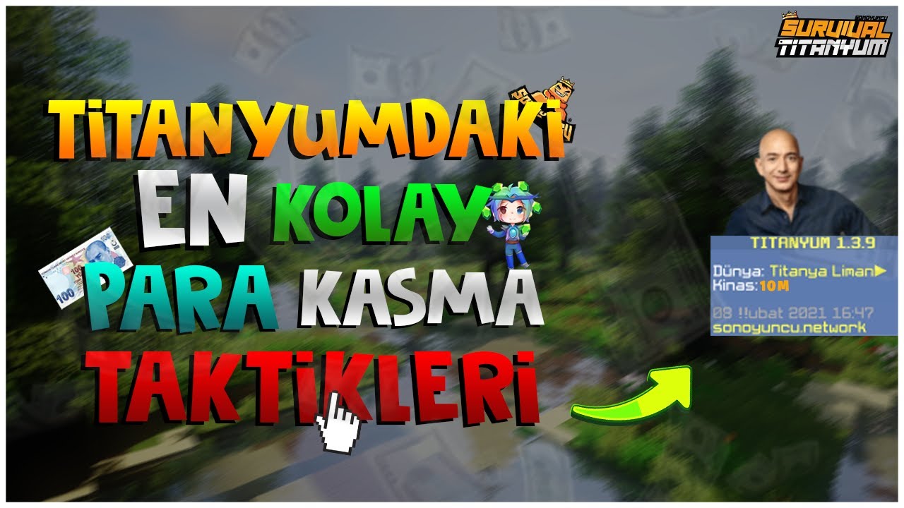 YENİ BAŞLAYANLAR İÇİN EFSANE PARA KASMA TAKTİKİLERİ! / survival titanyum