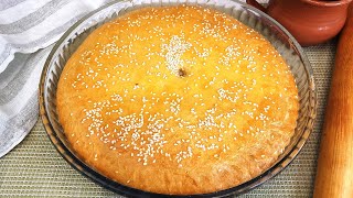 Пирог с капустой из быстрого теста на кефире