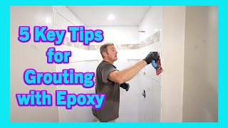 Grouting a Shower | Best White Grout | PLAN LEARN BUILD