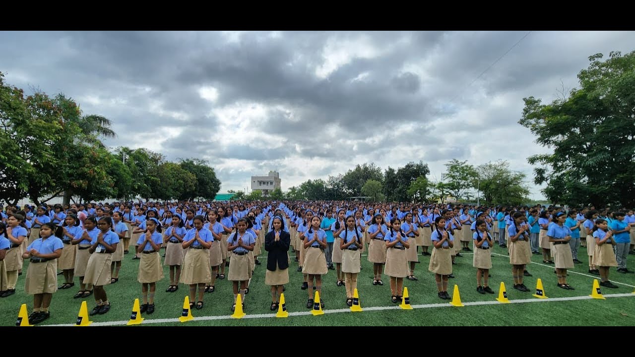 Podar International School, Besa - Nagpur: School Assembly