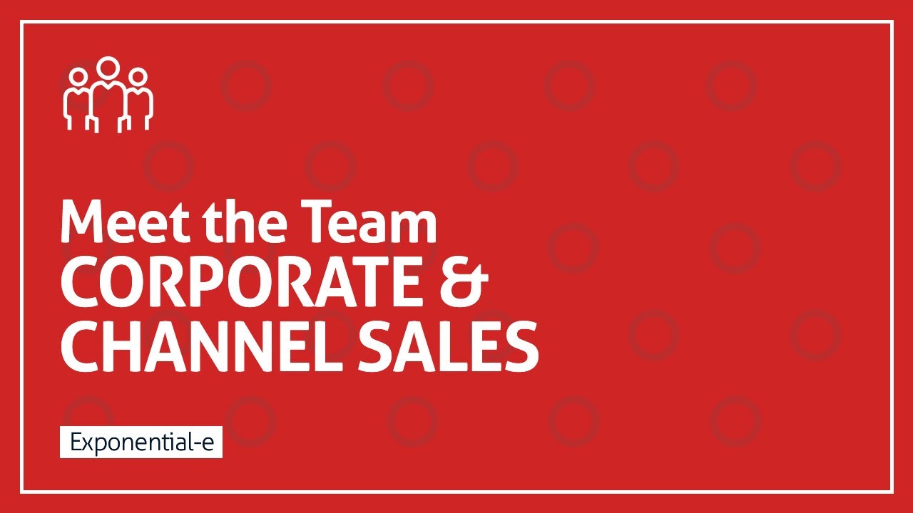 Meet the Team – CORPORATE AND CHANNEL SALES