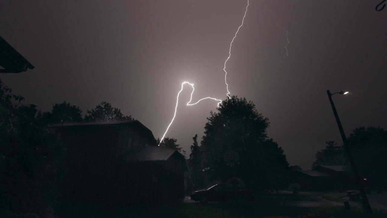 Lightning Sky in Slow Motion