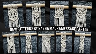 Famous 9 NEW Macrame Patterns by MACRAMESSAGE PART 16 for your macrame projects Wealth