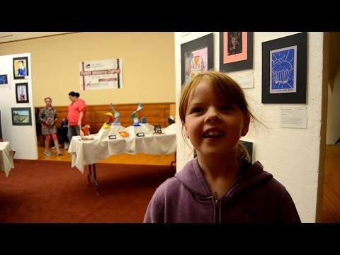 Miss Alli's First Art Show!