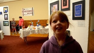 Miss Alli's First Art Show!