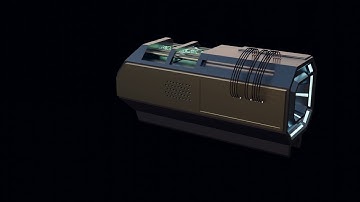 Futuristic Generator made in Blender 2.92