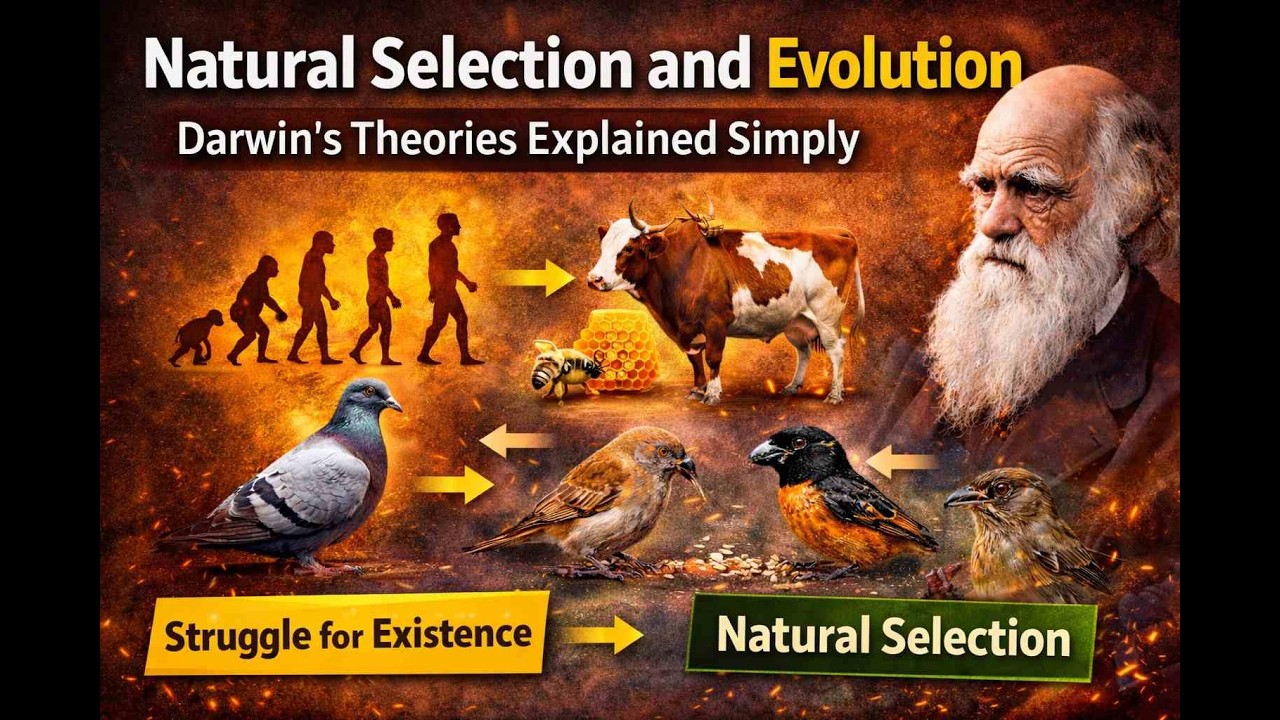 डार्विन का विकासवाद: अस्तित्व का संघर्ष और प्राकृतिक चयन