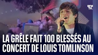 États-Unis: la grêle fait 100 blessés pendant un concert de l’ancien One Direction Louis Tomlinson