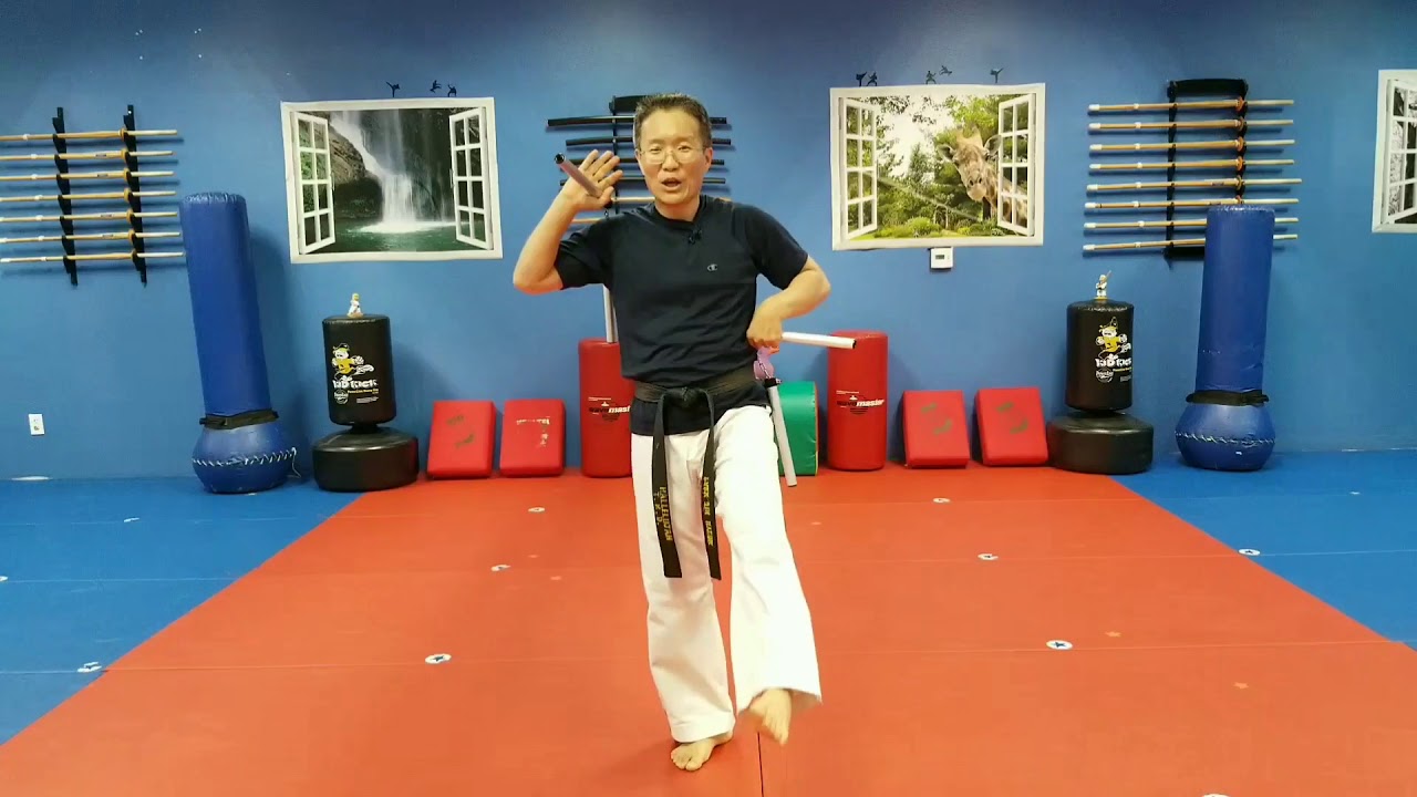 Double nunchucks form YouTube