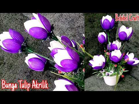 Video: Cara Membuat Bunga Violet Dari Manik-manik