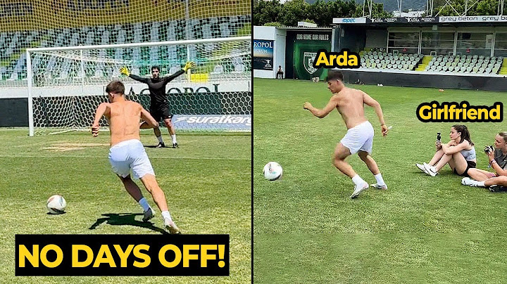Arda Güler is doing extra shooting training during his holiday in Turkey with his girlfriend