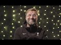 Jürgen Klopp's Christmas Day message to supporters, 2020